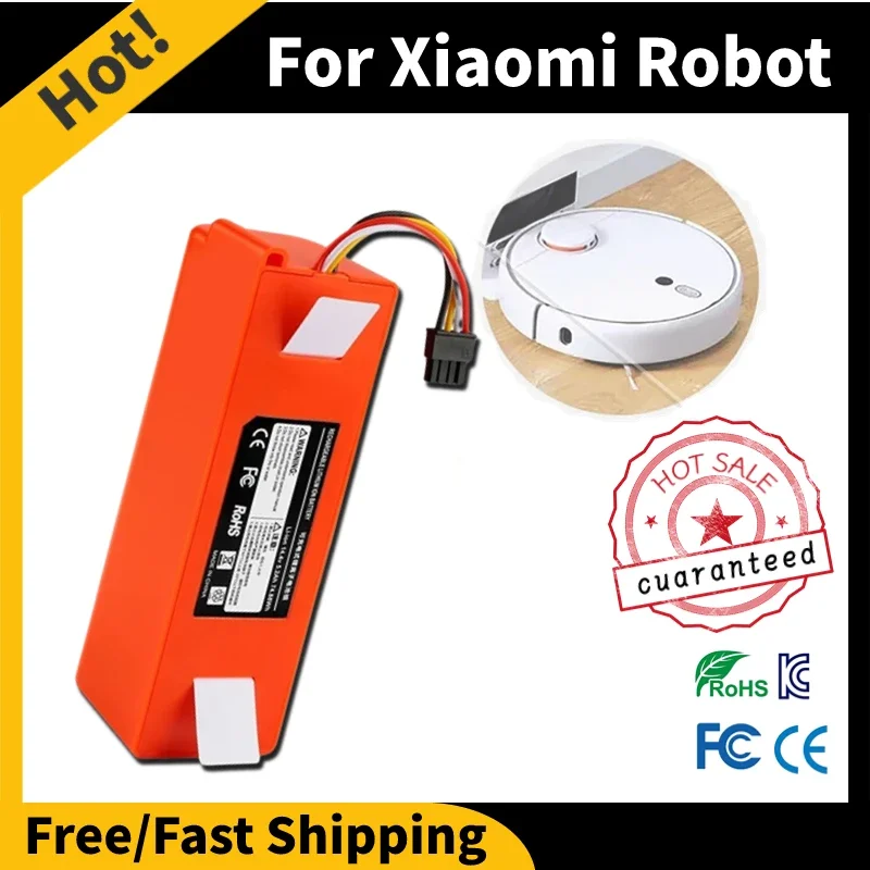 Запасной аккумулятор для робота-пылесоса Xiaomi Robot Roborock S50 S51 S55, 14,4 В, 12800 мАч
Запасной аккумулятор для робота-пылесоса Xiaomi Robot Roborock S50 S51 S55, 14,4 В, 12800 мАч