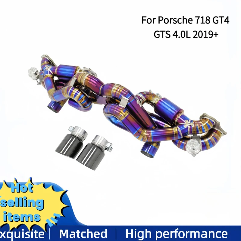 Valvetronic Exhaust Catback for Porsche 718 GT4 GTS 4.0L 2019+ Titanium Alloy Exhaust Pipes Muffler Modified Racing Sound Wave
Valvetronic Exhaust Catback for Porsche 718 GT4 GTS 4.0L 2019+ Titanium Alloy Exhaust Pipes Muffler Modified Racing Sound Wave