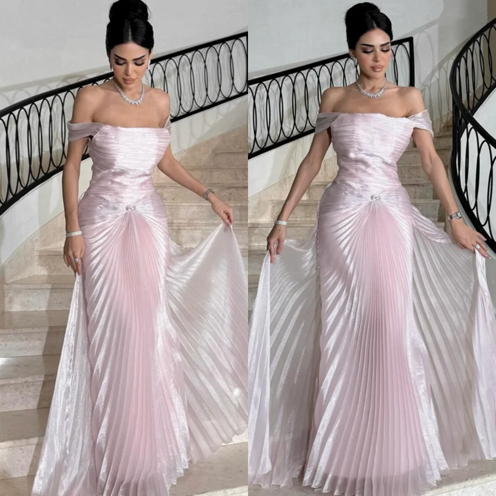 Customized Sparkly Pink Evening Dress Temperament Strapless Off the Shoulder Homecoming Dresses Fashion Special Occasion Gowns
Customized Sparkly Pink Evening Dress Temperament Strapless Off the Shoulder Homecoming Dresses Fashion Special Occasion Gowns