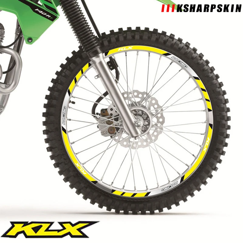 Motorcycle tire inner ring reflective stripe stickers multicolor waterproof decals for KAWASAKI KLX 450R 08-16 KLX 250 H T 06-14
Motorcycle tire inner ring reflective stripe stickers multicolor waterproof decals for KAWASAKI KLX 450R 08-16 KLX 250 H T 06-14