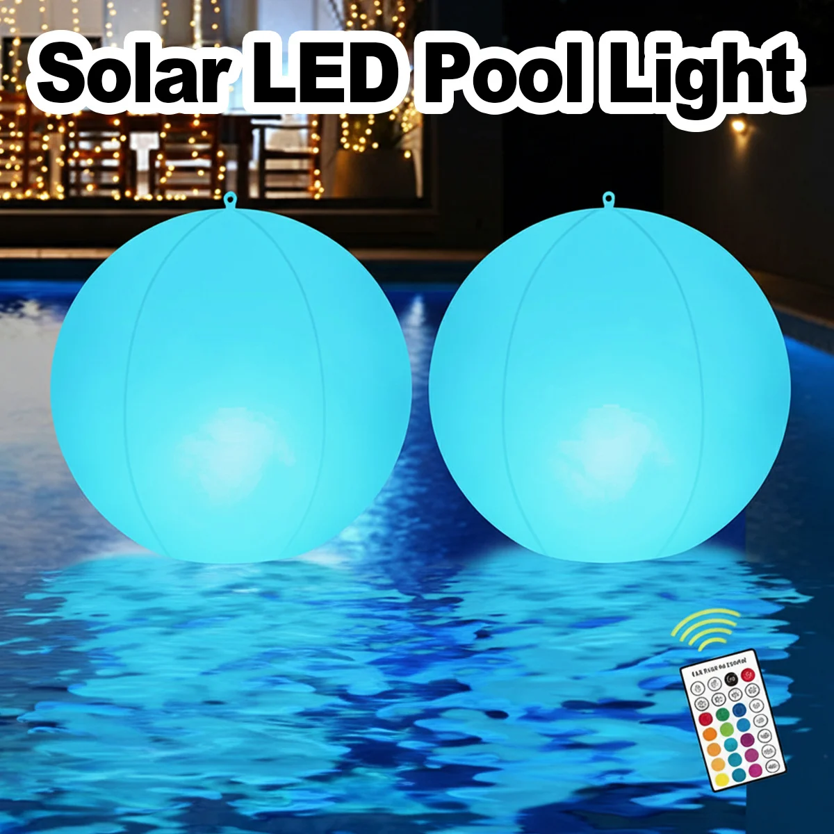 Солнечный плавающий светильник для бассейна, яркий RGB LED, водонепроницаемый IP68, надувной шар, меняющий цвет, для улицы, двора, ландшафта, пляжа
Солнечный плавающий светильник для бассейна, яркий RGB LED, водонепроницаемый IP68, надувной шар, меняющий цвет, для улицы, двора, ландшафта, пляжа