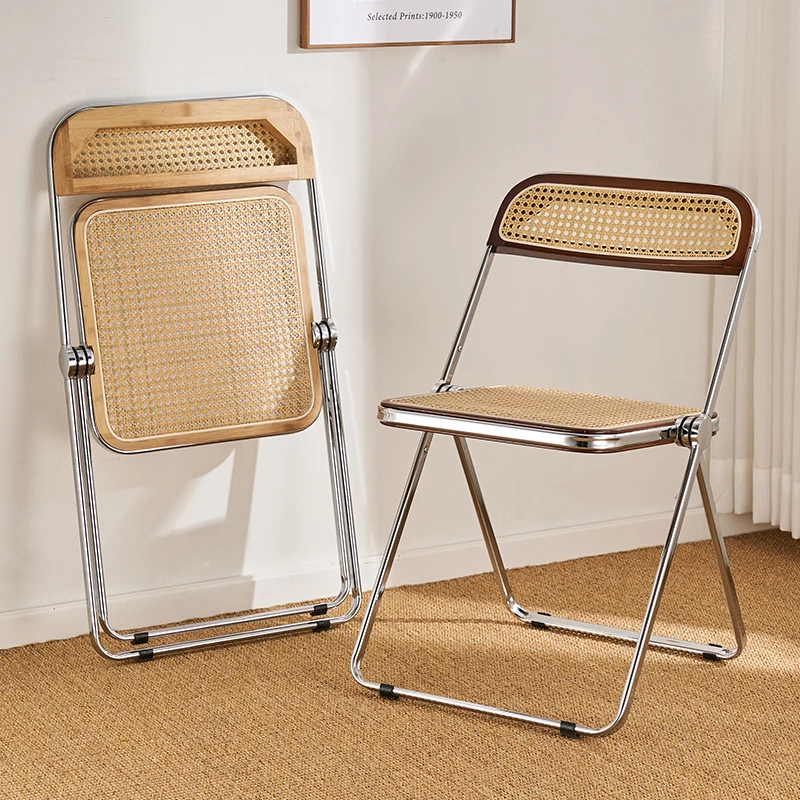Folding Backrest Chairs Breathable Rattan Weave Modern Office Chair Japanese Restaurant Seat Ergonomic Living Room Chairs
Folding Backrest Chairs Breathable Rattan Weave Modern Office Chair Japanese Restaurant Seat Ergonomic Living Room Chairs