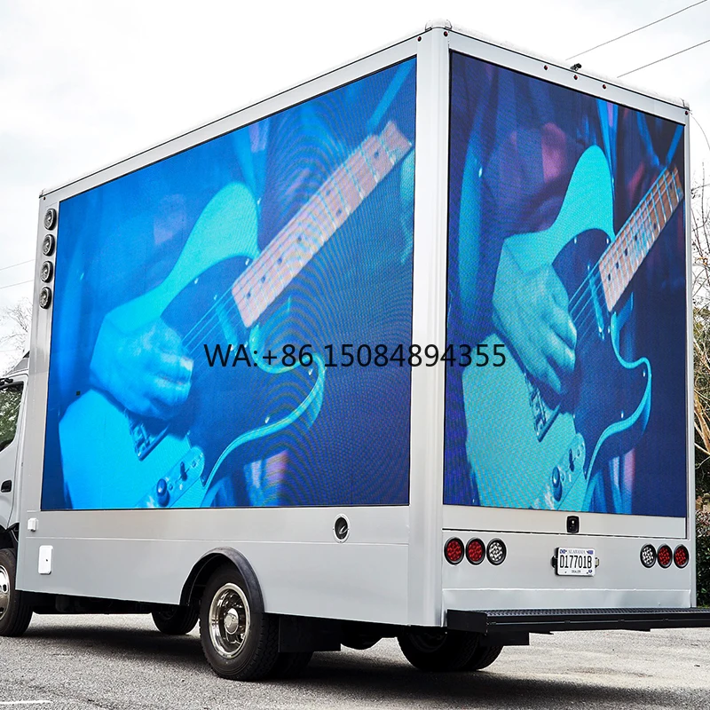 4.8mm Mobile Advertising Led Trucks Display Signs Digital Billboard Van Box Rear Side Body Wall Screen Panel
4.8mm Mobile Advertising Led Trucks Display Signs Digital Billboard Van Box Rear Side Body Wall Screen Panel