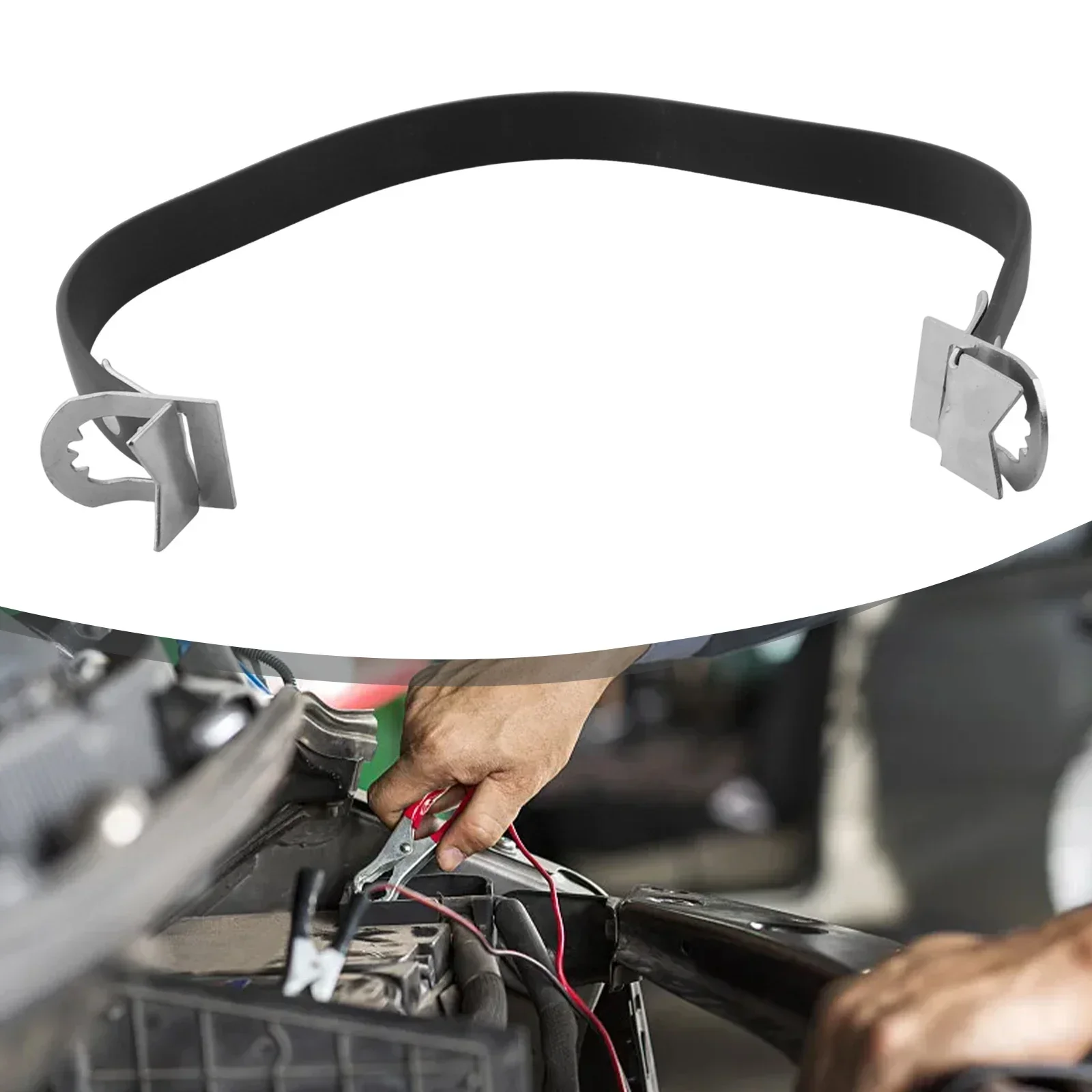 Heavy Duty Strap Battery Lift Strap Convenient To Use Easy To Carry Fits Most Batteries Metal And Rubber Material
Heavy Duty Strap Battery Lift Strap Convenient To Use Easy To Carry Fits Most Batteries Metal And Rubber Material