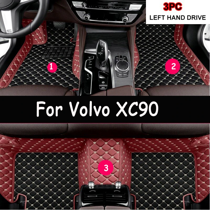Автомобильный коврик для Volvo XC90 MK1 2002 ~ 2014 7-местный грязеотталкивающий кожаный коврик Cubre Pisos Para Autos, автомобильные аксессуары, внутренняя часть
Автомобильный коврик для Volvo XC90 MK1 2002 ~ 2014 7-местный грязеотталкивающий кожаный коврик Cubre Pisos Para Autos, автомобильные аксессуары, внутренняя часть