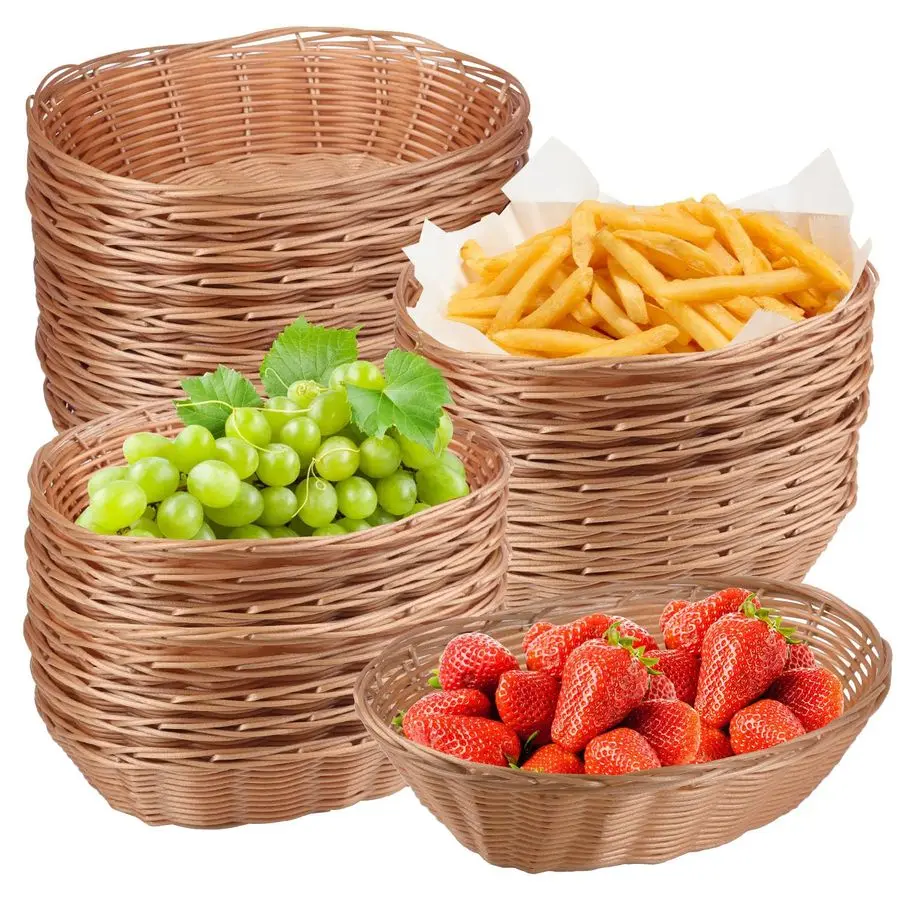 Oval Wicker Baskets Bulk, 27 Pack, Bread amp Gift Baskets, Durable, Home amp Restaurant Use
Oval Wicker Baskets Bulk, 27 Pack, Bread amp Gift Baskets, Durable, Home amp Restaurant Use