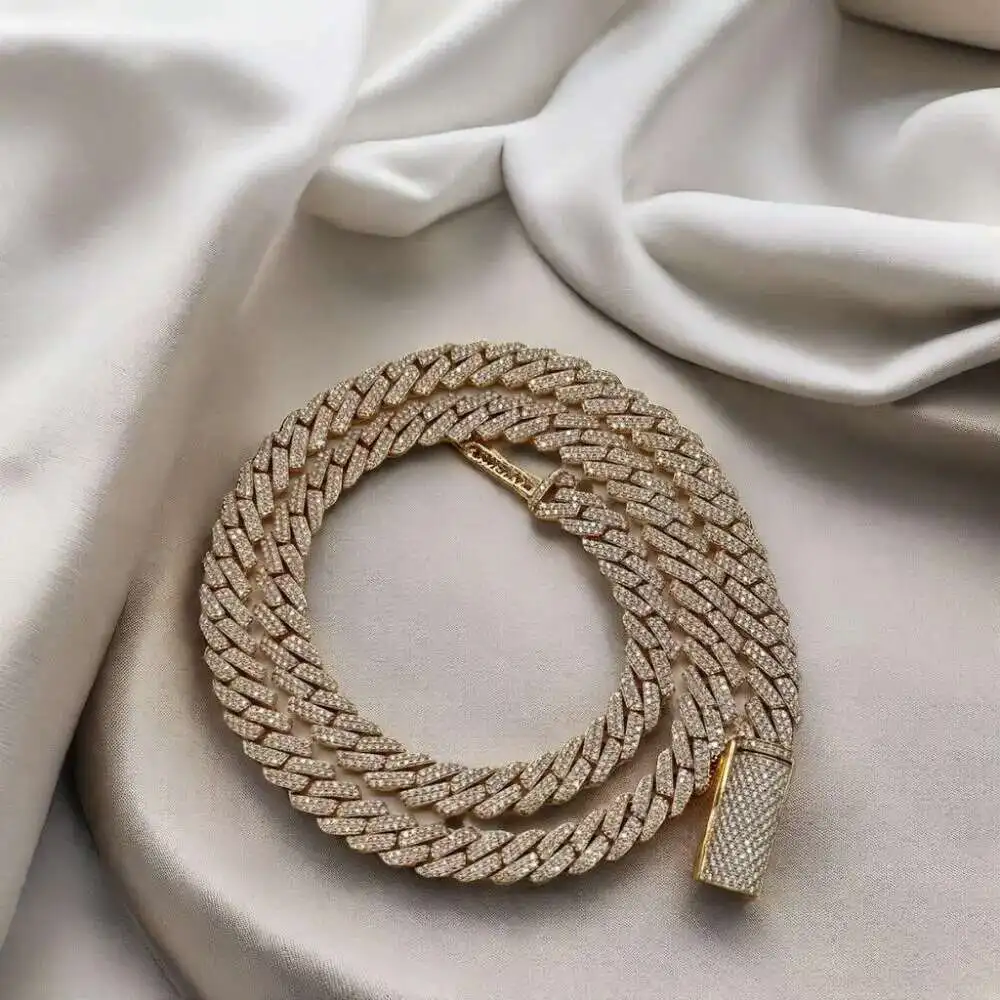 Dope Jewelry Hiphop Necklace 925 Sterling Silver Pass Diamond Tester 8mm 10mm Gold Plated VVS Moissanite Cuban Chain
Dope Jewelry Hiphop Necklace 925 Sterling Silver Pass Diamond Tester 8mm 10mm Gold Plated VVS Moissanite Cuban Chain