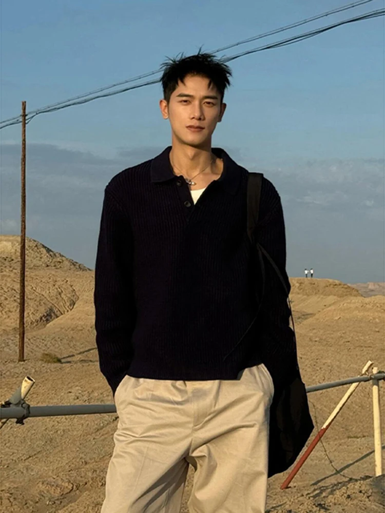 Черный мужской свитер с V-образным вырезом, осенне-зимний, в расслабленном стиле, для ношения под одеждой, американский стиль Cleanfit, из полиэфирного волокна, с длинным рукавом
Черный мужской свитер с V-образным вырезом, осенне-зимний, в расслабленном стиле, для ношения под одеждой, американский стиль Cleanfit, из полиэфирного волокна, с длинным рукавом