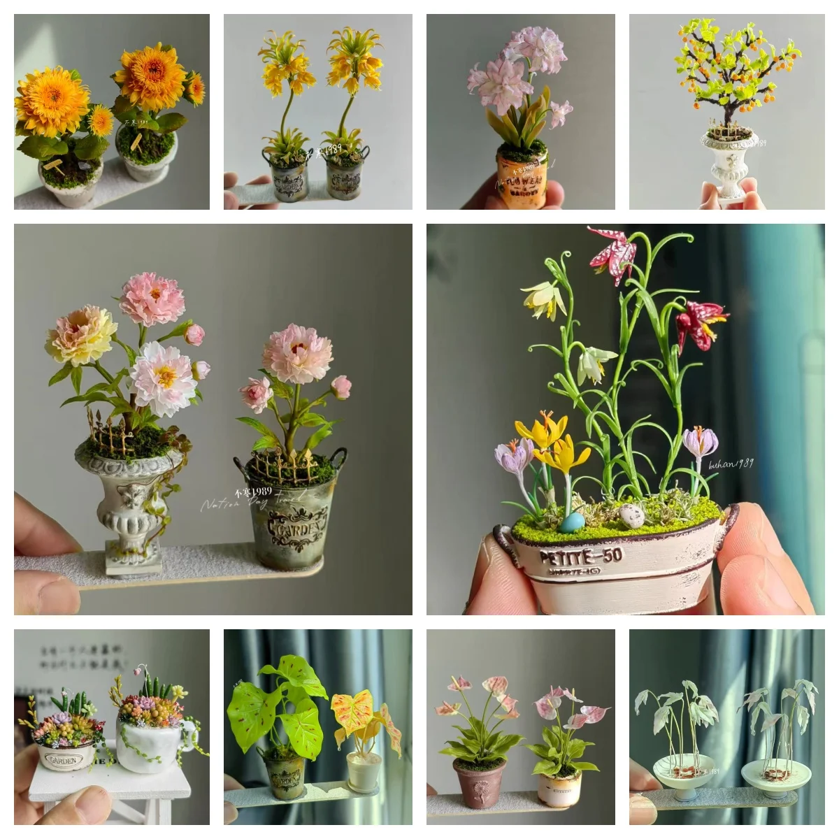 DIY Miniature Fairy Garden Flowers Set Clay Sunflower Tulip Peony Succulent Cherry Tree Lychee Plant for BJD Dollhouse Handmade
DIY Miniature Fairy Garden Flowers Set Clay Sunflower Tulip Peony Succulent Cherry Tree Lychee Plant for BJD Dollhouse Handmade