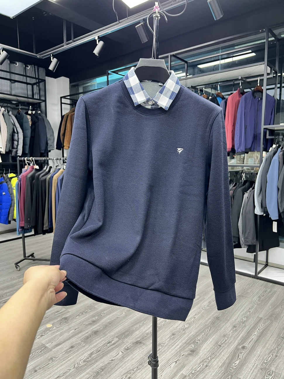 Thiened Fce Collared irt Sweater Casual Youth Knitted Warm Casual Sle Polyester Blend Long Sve irt Collar Sweater
Thiened Fce Collared irt Sweater Casual Youth Knitted Warm Casual Sle Polyester Blend Long Sve irt Collar Sweater