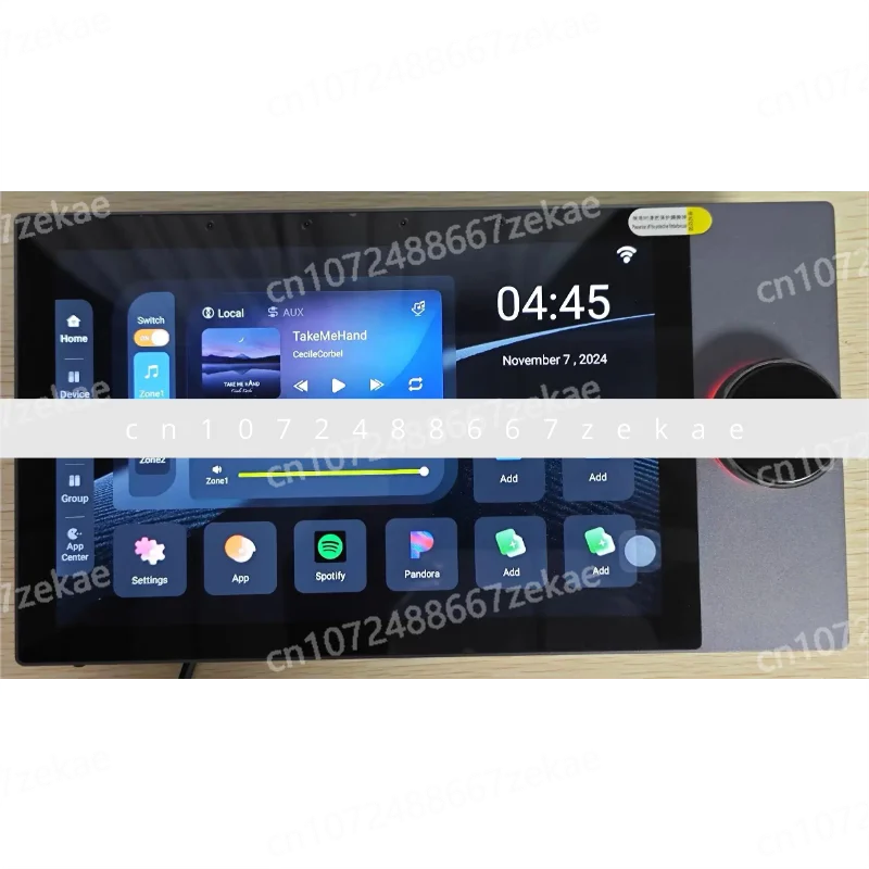 8-channel speaker multifunctional Android 10 inch central control panel with music background, suitable for smart homes
8-channel speaker multifunctional Android 10 inch central control panel with music background, suitable for smart homes