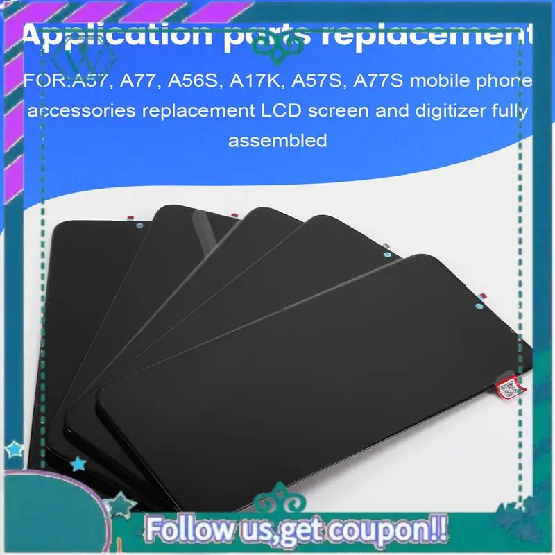 Upgraded 5 Pcs Phone Screen Replacement LCD Screen Display Assembly For OPPO A57 A77 A56S A17K A57S A77S Accessories
Upgraded 5 Pcs Phone Screen Replacement LCD Screen Display Assembly For OPPO A57 A77 A56S A17K A57S A77S Accessories