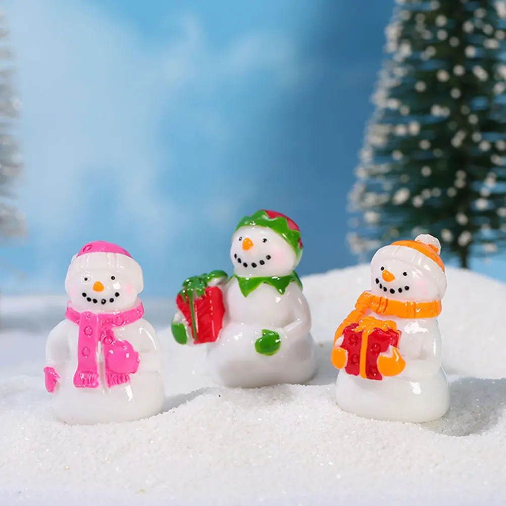 6pcs Christmas Snow Scene Decorations Miniature Snowman Statues Resin Xmas naments Winter Crafts Garden Accessories
6pcs Christmas Snow Scene Decorations Miniature Snowman Statues Resin Xmas naments Winter Crafts Garden Accessories
