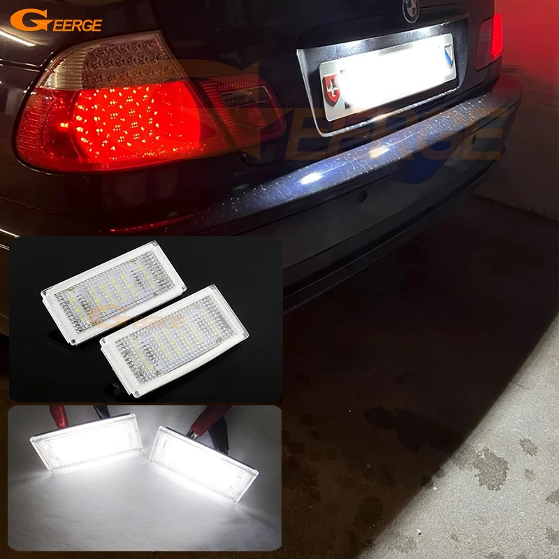 For BMW 3 Series E46 Coupe Cabrio Convertible 1998 1999 - 2004 2005 2006 No Error Ultra Bright Led License Plate Lamp Light
For BMW 3 Series E46 Coupe Cabrio Convertible 1998 1999 - 2004 2005 2006 No Error Ultra Bright Led License Plate Lamp Light