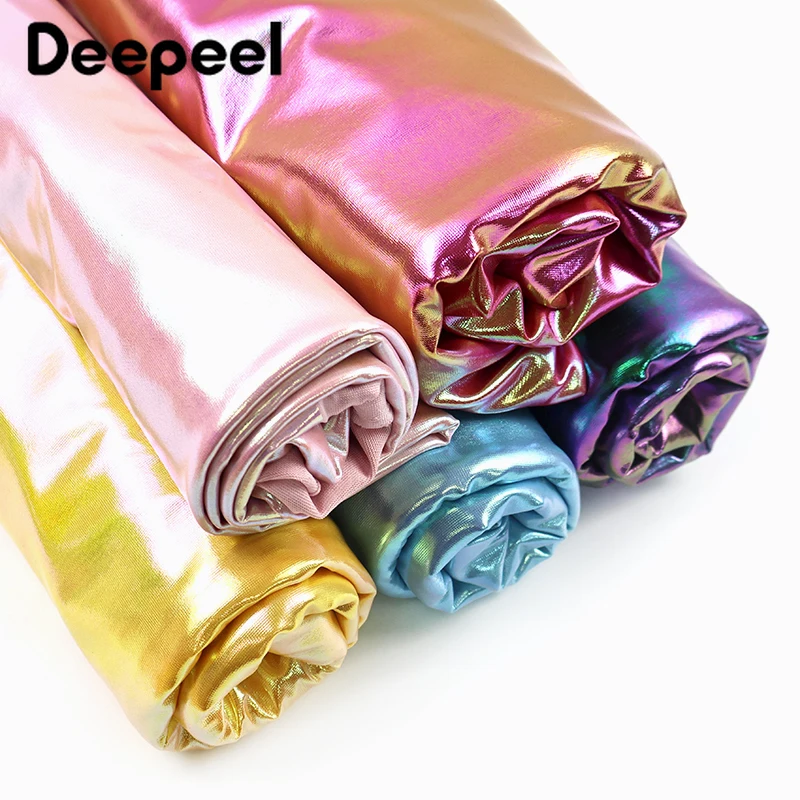 45/90*145cm Colored Glitter Spandex Elastic Fabric Wedding Decoration Stretch Cloth Stage Dresses Fabrics DIY Sewing Accessories
45/90*145cm Colored Glitter Spandex Elastic Fabric Wedding Decoration Stretch Cloth Stage Dresses Fabrics DIY Sewing Accessories