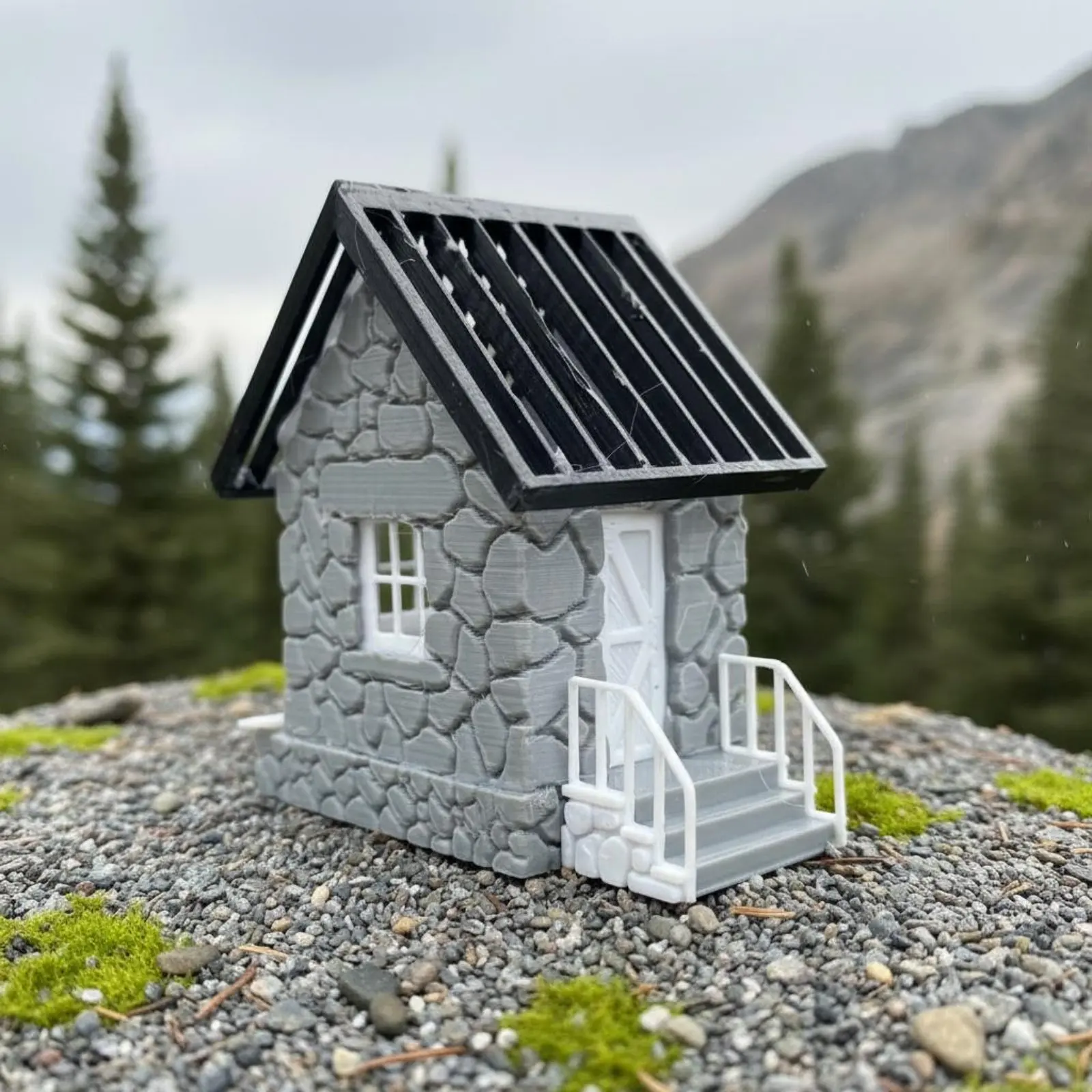 1/87 Scale Model House Unpainted Miniature Stone House Miniature Scene Accessory Assembly Required Hobby Supply for Hobbyists
1/87 Scale Model House Unpainted Miniature Stone House Miniature Scene Accessory Assembly Required Hobby Supply for Hobbyists