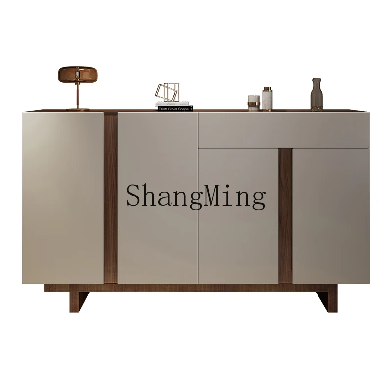 CL solid wood light luxury shoe cabinet entrance integrated modern simplicity with bucket storage into the cabinet black walnut
CL solid wood light luxury shoe cabinet entrance integrated modern simplicity with bucket storage into the cabinet black walnut