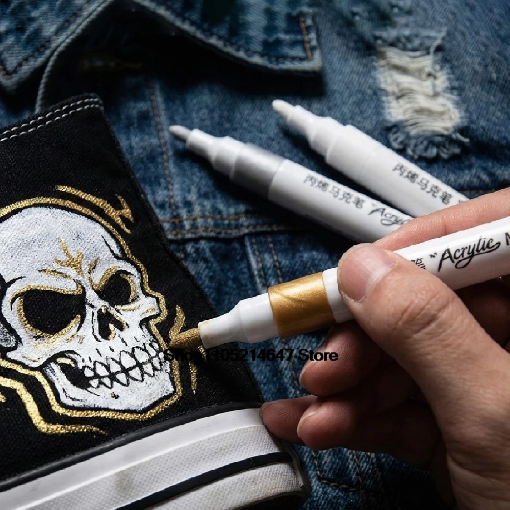 Специальный белый акрил, сделай сам, одежда, обувь, стеклянный камень, маркер для эскизов, мелирование и быстросохнущая кисть для рисования на масляной основе
Специальный белый акрил, сделай сам, одежда, обувь, стеклянный камень, маркер для эскизов, мелирование и быстросохнущая кисть для рисования на масляной основе