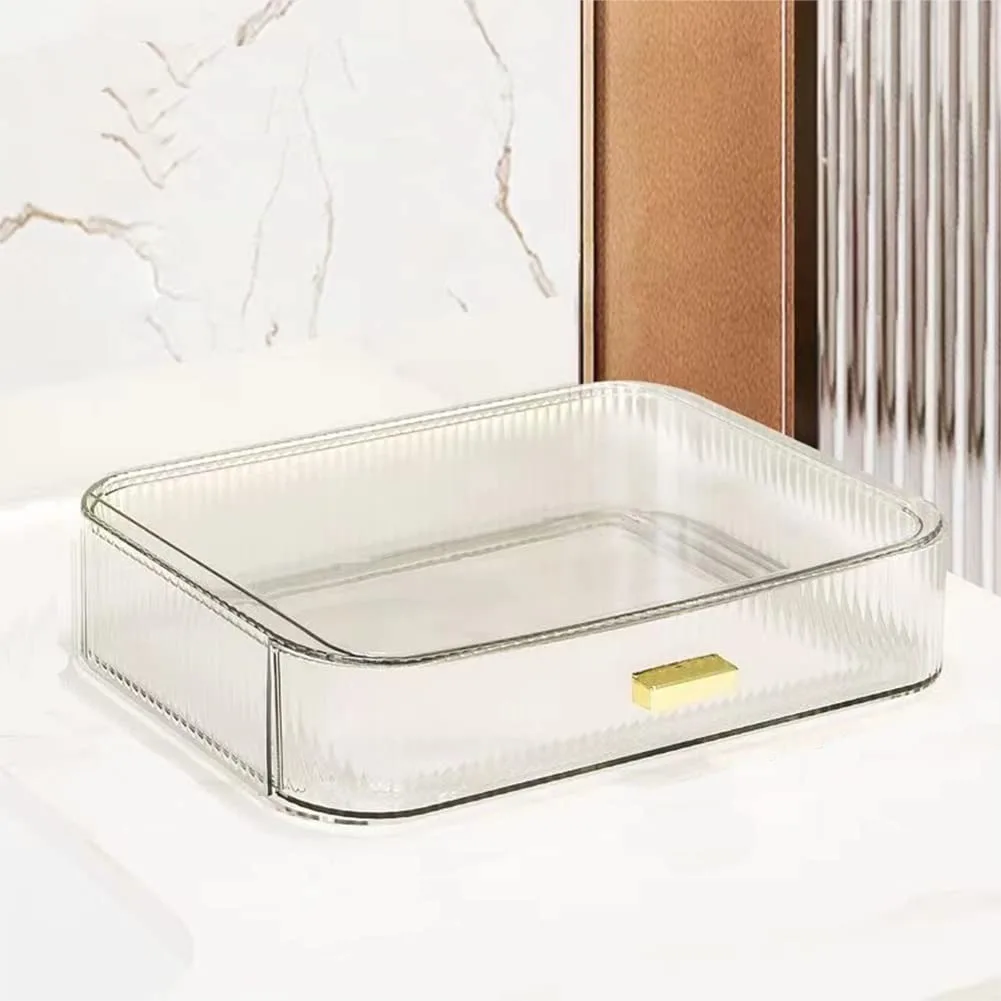Stackable Makeup Organizer Drawers, Bathroom Vanity Storage for Cosmetics, Skincare, Lipsticks, Nail Care - Clear
Stackable Makeup Organizer Drawers, Bathroom Vanity Storage for Cosmetics, Skincare, Lipsticks, Nail Care - Clear