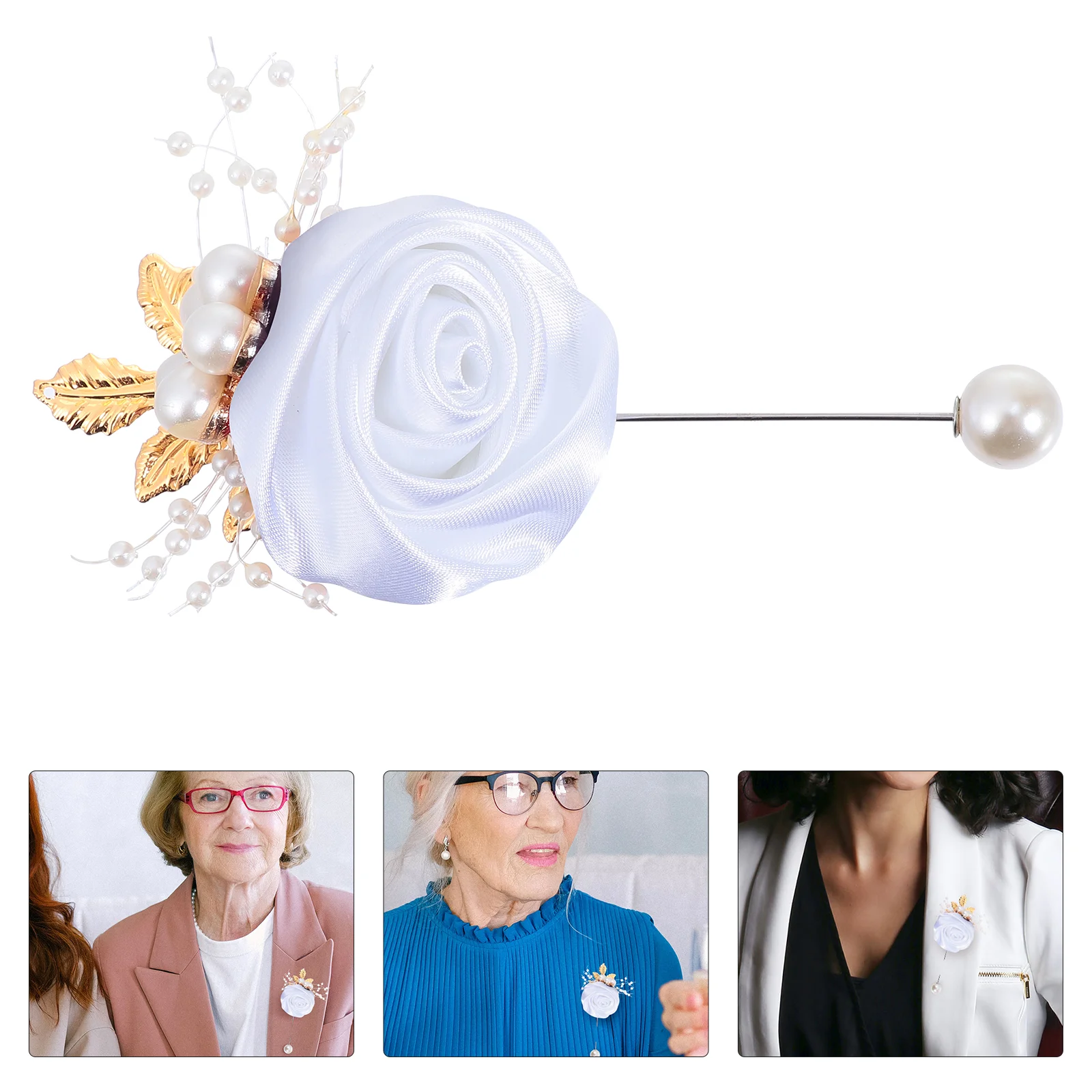 Corsage Brooch Lapel Flowers Jewelry for Women Decorations Rhinestone Wedding Dress Breastpin Bridegroom
Corsage Brooch Lapel Flowers Jewelry for Women Decorations Rhinestone Wedding Dress Breastpin Bridegroom
