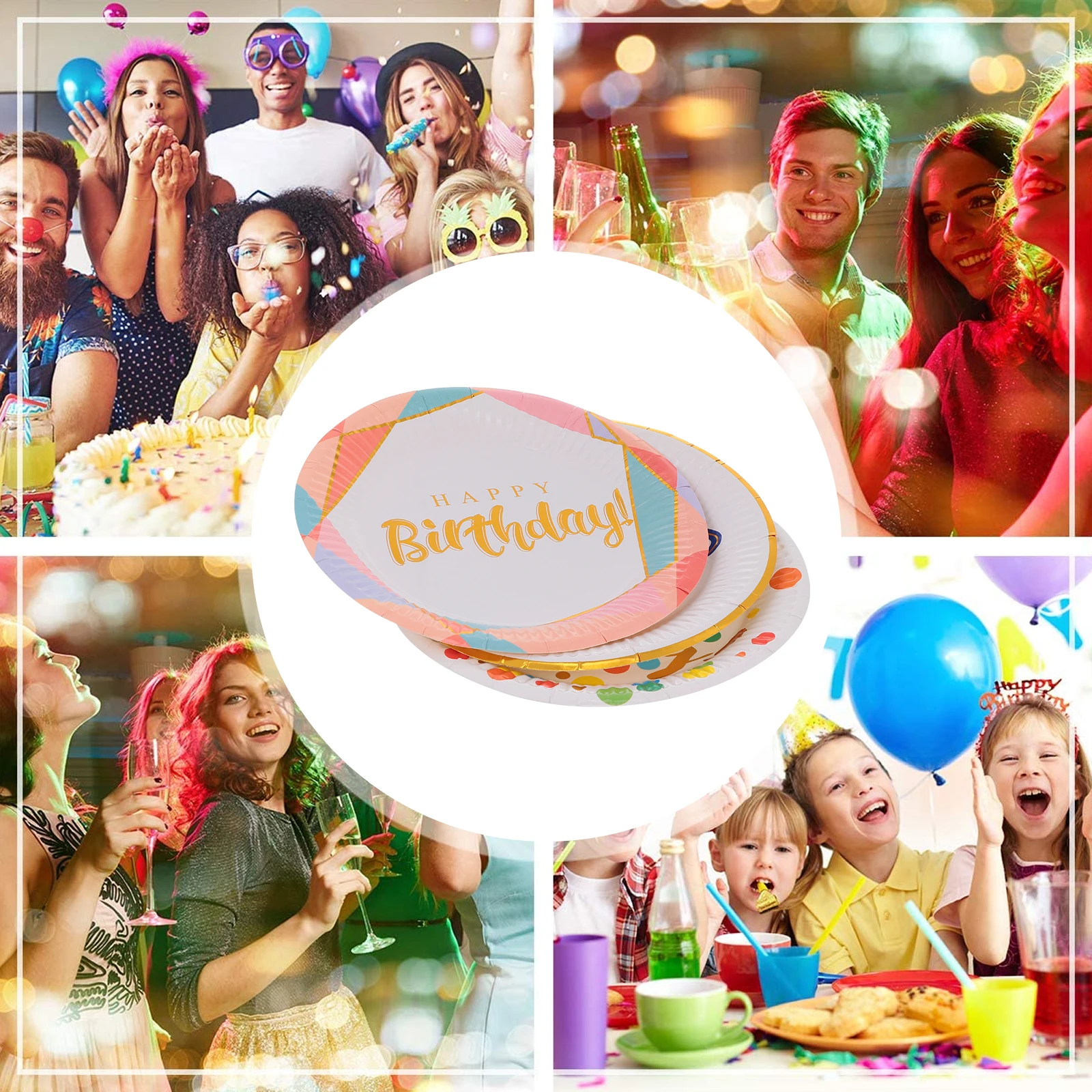 30pcs Birthday Party Paper Plates Round 7 Inch Disposable Cake Plates Party Supplies Food Grade Safe Environmental Friendly
30pcs Birthday Party Paper Plates Round 7 Inch Disposable Cake Plates Party Supplies Food Grade Safe Environmental Friendly