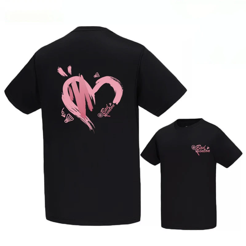 American Fashion Love Graffiti Printed Badminton Clothing Men's and Women's Sports Pure Cotton Short-sleeved T-shirt
American Fashion Love Graffiti Printed Badminton Clothing Men's and Women's Sports Pure Cotton Short-sleeved T-shirt
