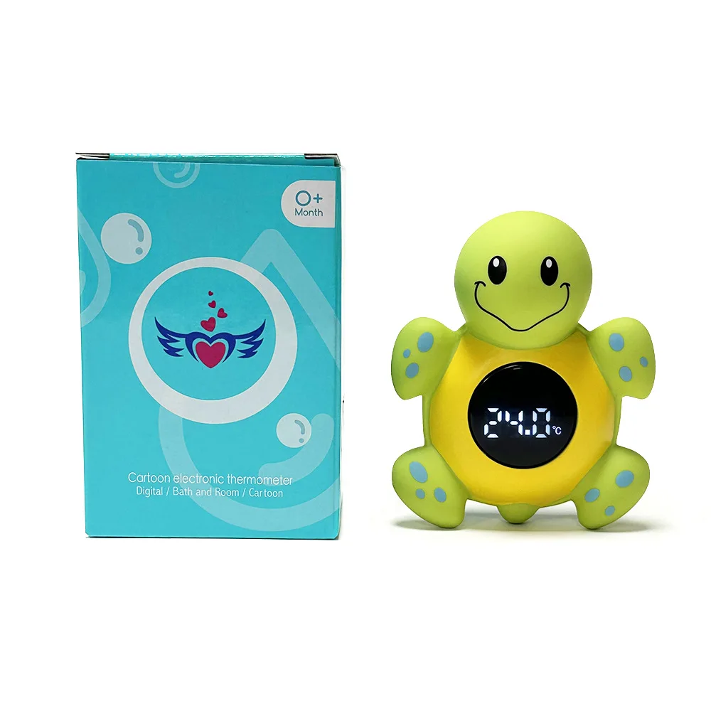 1Pc Cute Cartoon Turtle LED Digital Water Thermometer, accurate smart temperature tester, safe tool for baby bath use & gifts
1Pc Cute Cartoon Turtle LED Digital Water Thermometer, accurate smart temperature tester, safe tool for baby bath use & gifts