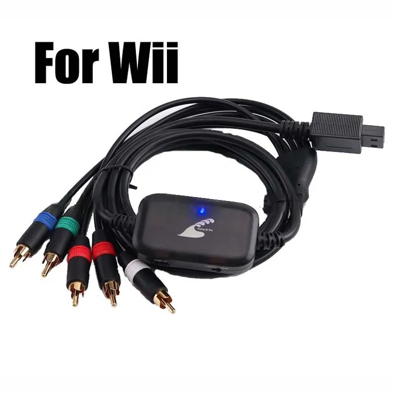 Кабель компонентного видеосигнала для Wii, 1,8 м, черный, 1080P HD, AV-кабель, конвертер Wii в ТВ
Кабель компонентного видеосигнала для Wii, 1,8 м, черный, 1080P HD, AV-кабель, конвертер Wii в ТВ