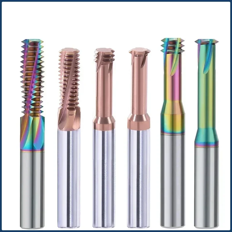 CNC Carbide Single Tooth Thread Milling cutter 1 3 Full Tooth M1.2 M1.6 M2 M2.5 M3 M4 M5 M6 M8 M10 M12 Thread milling for steel
CNC Carbide Single Tooth Thread Milling cutter 1 3 Full Tooth M1.2 M1.6 M2 M2.5 M3 M4 M5 M6 M8 M10 M12 Thread milling for steel