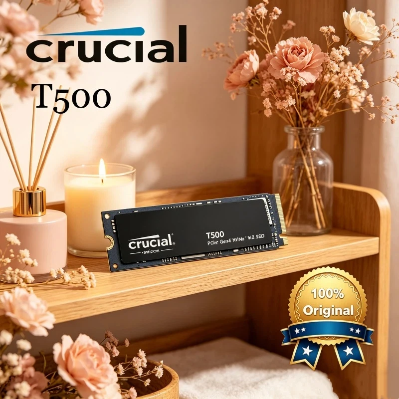 T500 1TB Gen4 NVMe M.2 SSD 7300MB/s Gaming Internal Solid State Drive for PS5 Laptop PC CT1000T500SSD8 OEM Original Crucial
T500 1TB Gen4 NVMe M.2 SSD 7300MB/s Gaming Internal Solid State Drive for PS5 Laptop PC CT1000T500SSD8 OEM Original Crucial