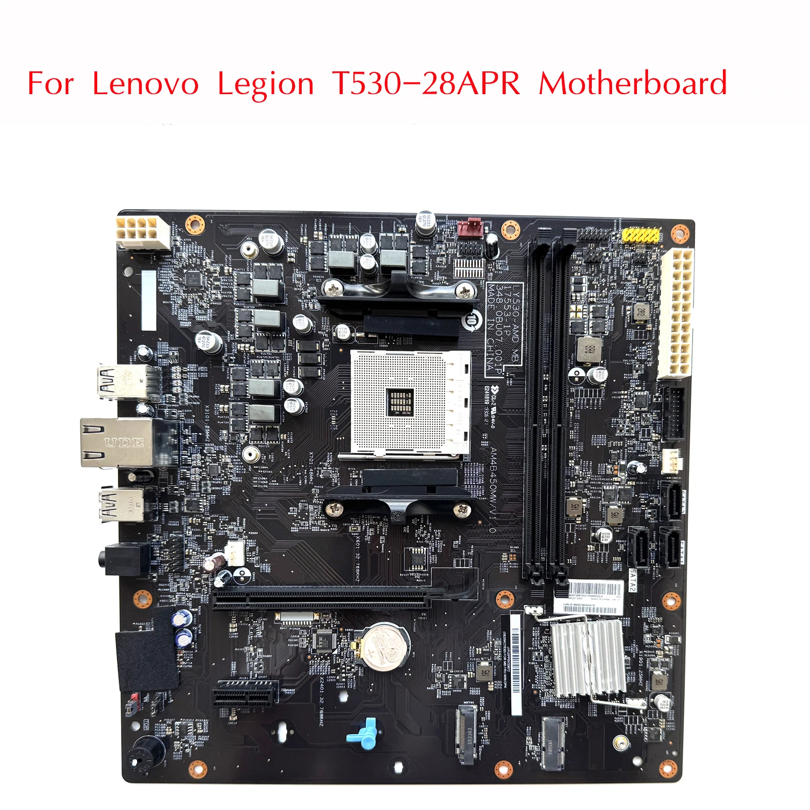 5B20W27630 используется для материнской платы Lenovo Legion T530-28APR с LY530-AMD MB 17553-1P AM4B450MW DDR4, 100% тестирование
5B20W27630 используется для материнской платы Lenovo Legion T530-28APR с LY530-AMD MB 17553-1P AM4B450MW DDR4, 100% тестирование