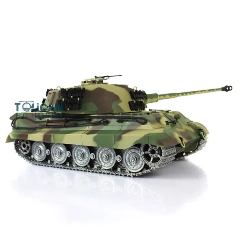 1/16 Henglong 7.0 Customized King Tiger RC Tank 3888A Metal Wheels Barrel Recoil
1/16 Henglong 7.0 Customized King Tiger RC Tank 3888A Metal Wheels Barrel Recoil