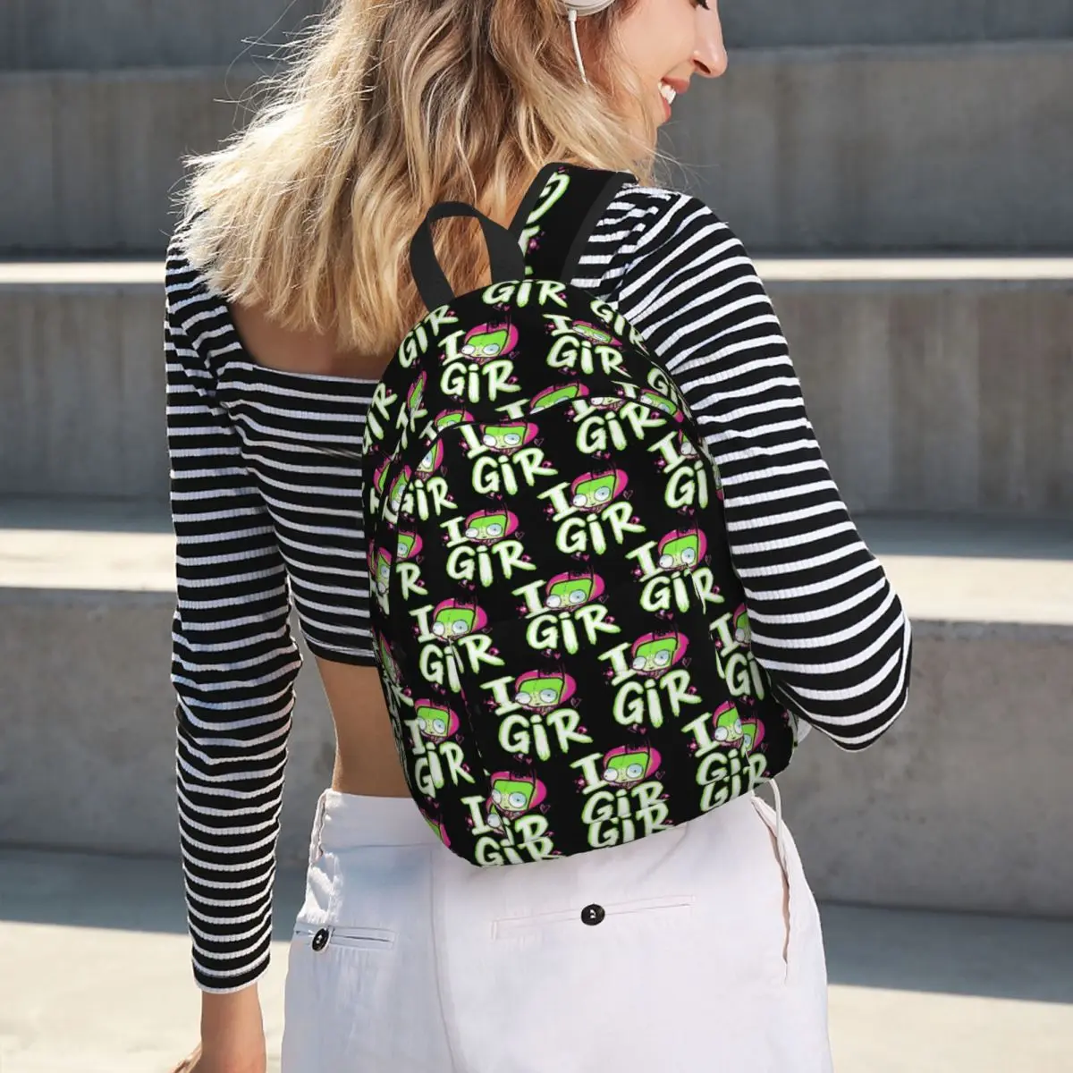 Invader Zim Valentine's Day I Love GIR Student Backpack School Bag Hiking Travel Daypack for Boys Girls Bookbag Shoulder Bags
Invader Zim Valentine's Day I Love GIR Student Backpack School Bag Hiking Travel Daypack for Boys Girls Bookbag Shoulder Bags