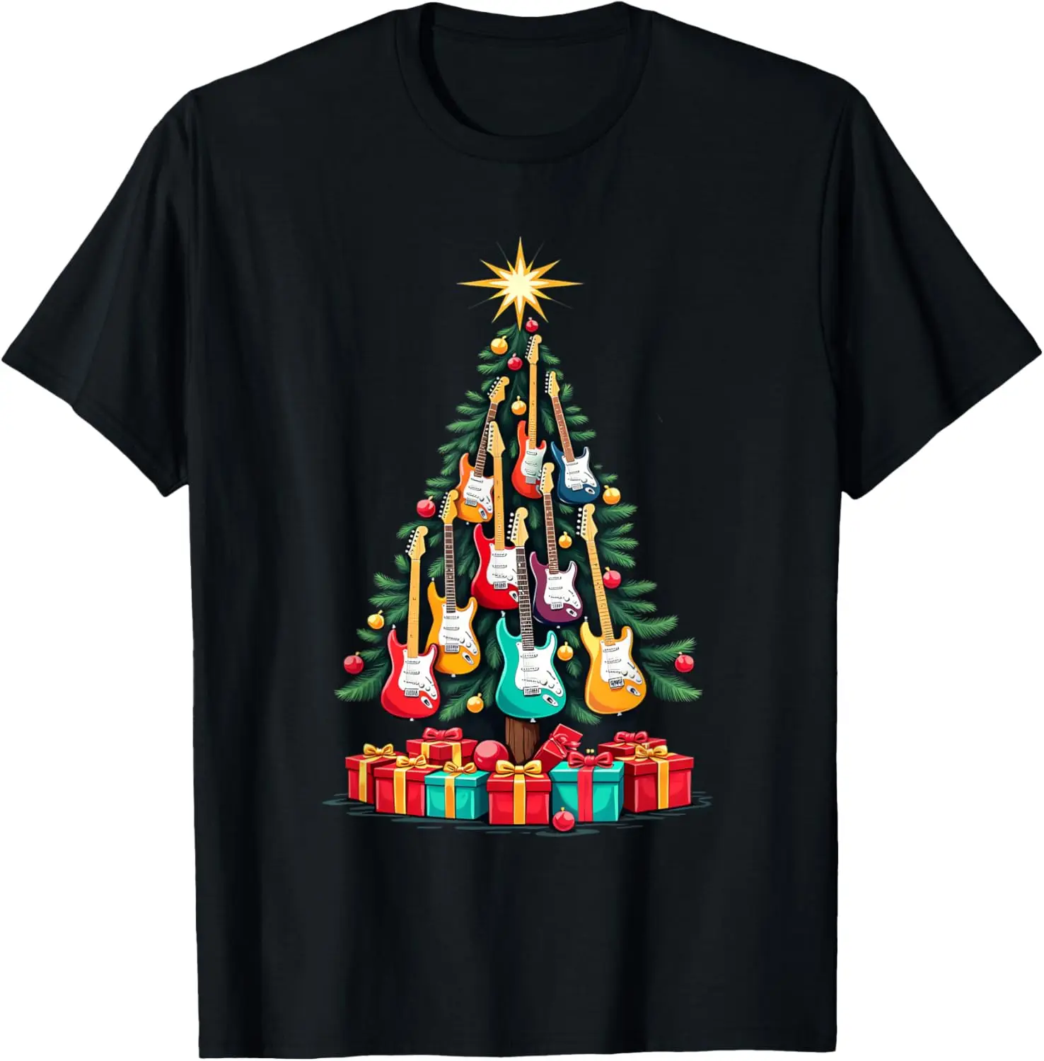 Electric Guitar Christmas Tree Music Lovers Holiday T-Shirt
Electric Guitar Christmas Tree Music Lovers Holiday T-Shirt