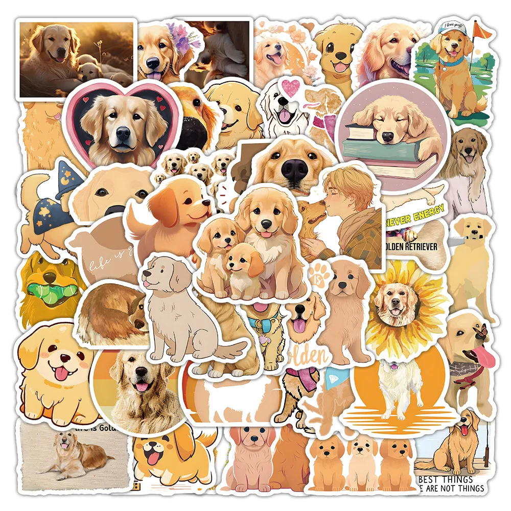 10/30/54PCS Golden Retriever Cartoon Stickers Kawaii Dog Sticker Cute Animal Toy Luggage Laptop Guitar Bike Decoration Decals
10/30/54PCS Golden Retriever Cartoon Stickers Kawaii Dog Sticker Cute Animal Toy Luggage Laptop Guitar Bike Decoration Decals