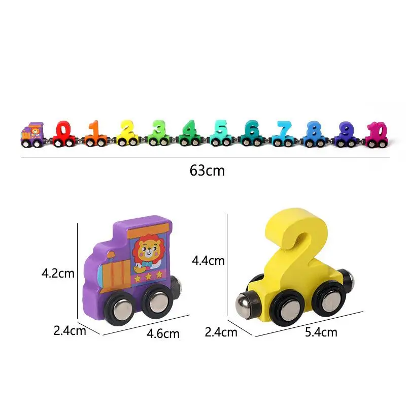 Wooden Magnetic Train Educational Toy for Kids Colorful Building and Learning
Wooden Magnetic Train Educational Toy for Kids Colorful Building and Learning