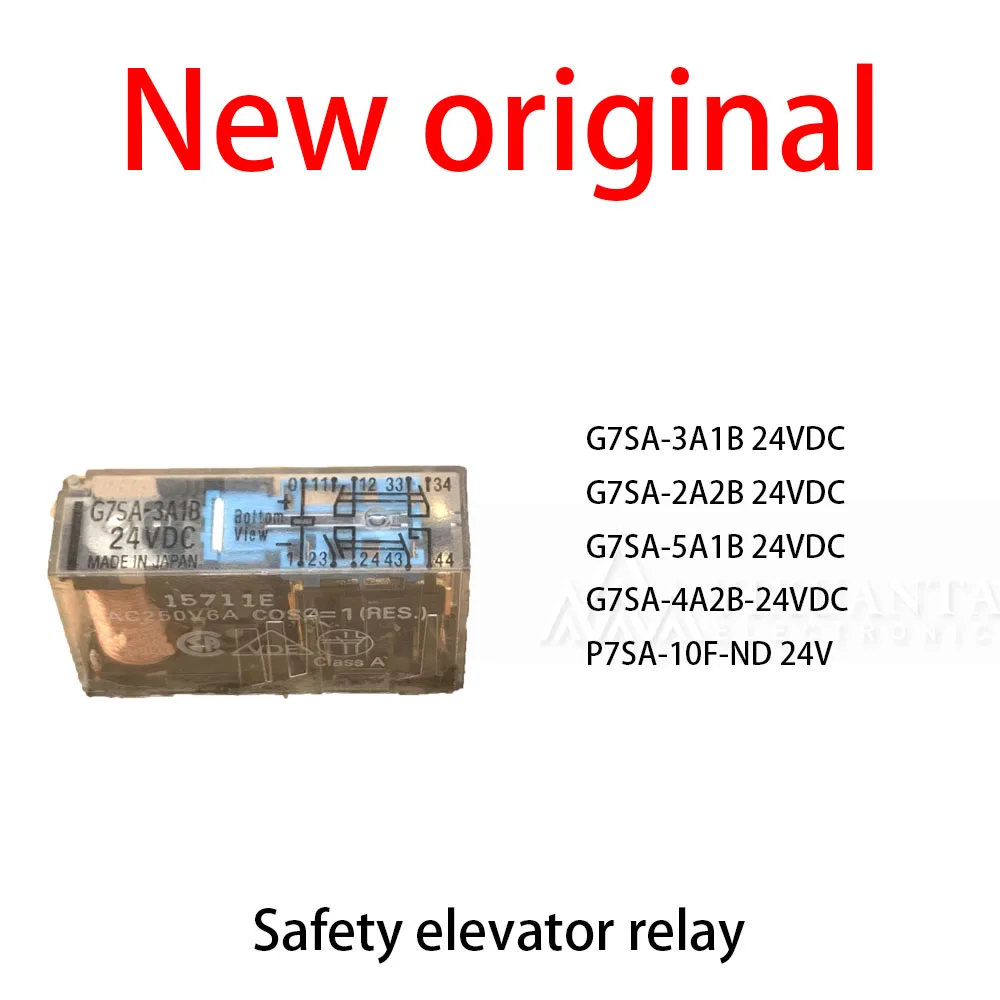 10Pcs/Lot New original G7SA-3A1B 24VDC G7SA-2A2B 24VDC G7SA-5A1B 24VDC G7SA-4A2B-24VDC P7SA-10F-ND 24V Safety elevator relay
10Pcs/Lot New original G7SA-3A1B 24VDC G7SA-2A2B 24VDC G7SA-5A1B 24VDC G7SA-4A2B-24VDC P7SA-10F-ND 24V Safety elevator relay