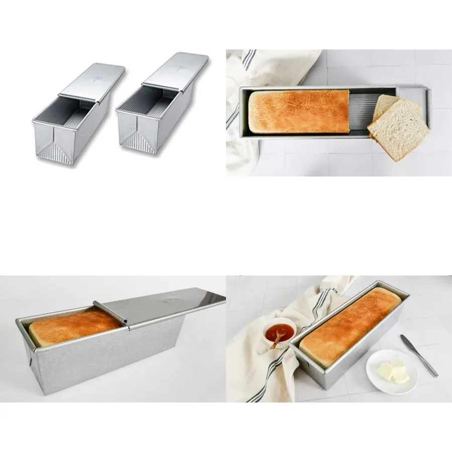 Pullman Loaf Pan with Cover, Large w Set of 2
Pullman Loaf Pan with Cover, Large w Set of 2