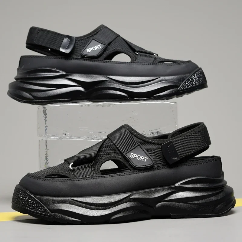 2025 Summer New Men's Sandals Thick Bottom Anti-Slip Outer Wear Hole Casual Soft Bottom Beach Shoes Rubber Material Origin China
2025 Summer New Men's Sandals Thick Bottom Anti-Slip Outer Wear Hole Casual Soft Bottom Beach Shoes Rubber Material Origin China