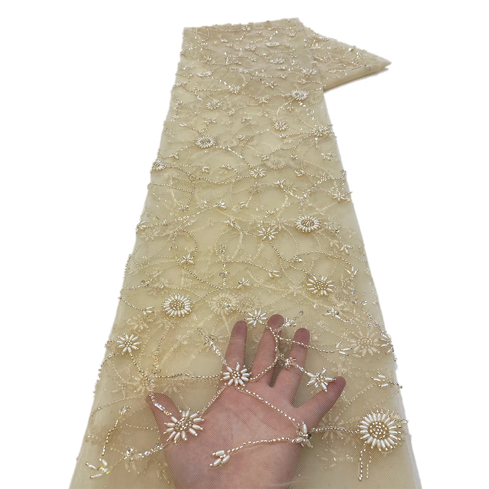 2025 Luxury French Mesh Embroidery Beaded Lace Fabric African Nigerian Sequins Lace Fabric For Wedding Dress Sewing Material
2025 Luxury French Mesh Embroidery Beaded Lace Fabric African Nigerian Sequins Lace Fabric For Wedding Dress Sewing Material