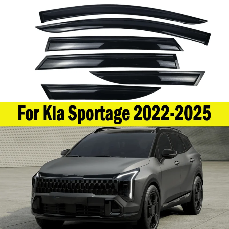 6pcs For Kia Sportage 2022-2025 Car Side Window Weathershield Window Vent Visor Car Window Rain Guards Rainproof Strips
6pcs For Kia Sportage 2022-2025 Car Side Window Weathershield Window Vent Visor Car Window Rain Guards Rainproof Strips