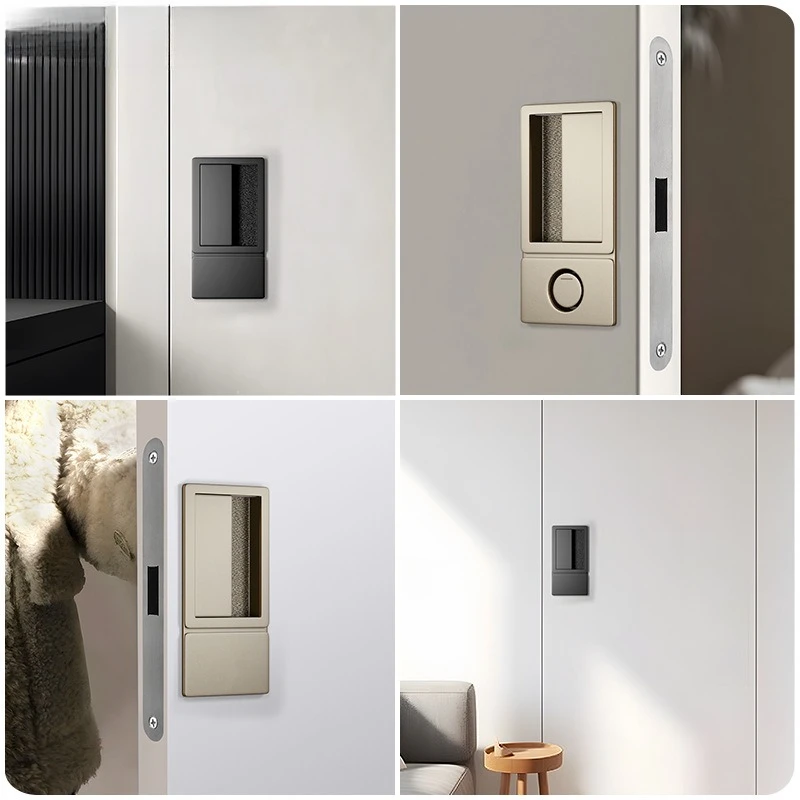 Invisible Magnetic Bedroom Door Lock Black Flush Minimalist Silent for Wooden Doors
Invisible Magnetic Bedroom Door Lock Black Flush Minimalist Silent for Wooden Doors