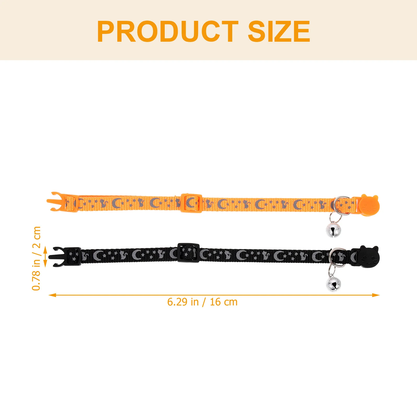 2pcs Adjustable Cat Collar Reflective Breakaway Collars For Cat Nylon Wear-Resist Lightweight Bell Pendant Vivacity Anti-Loss
2pcs Adjustable Cat Collar Reflective Breakaway Collars For Cat Nylon Wear-Resist Lightweight Bell Pendant Vivacity Anti-Loss