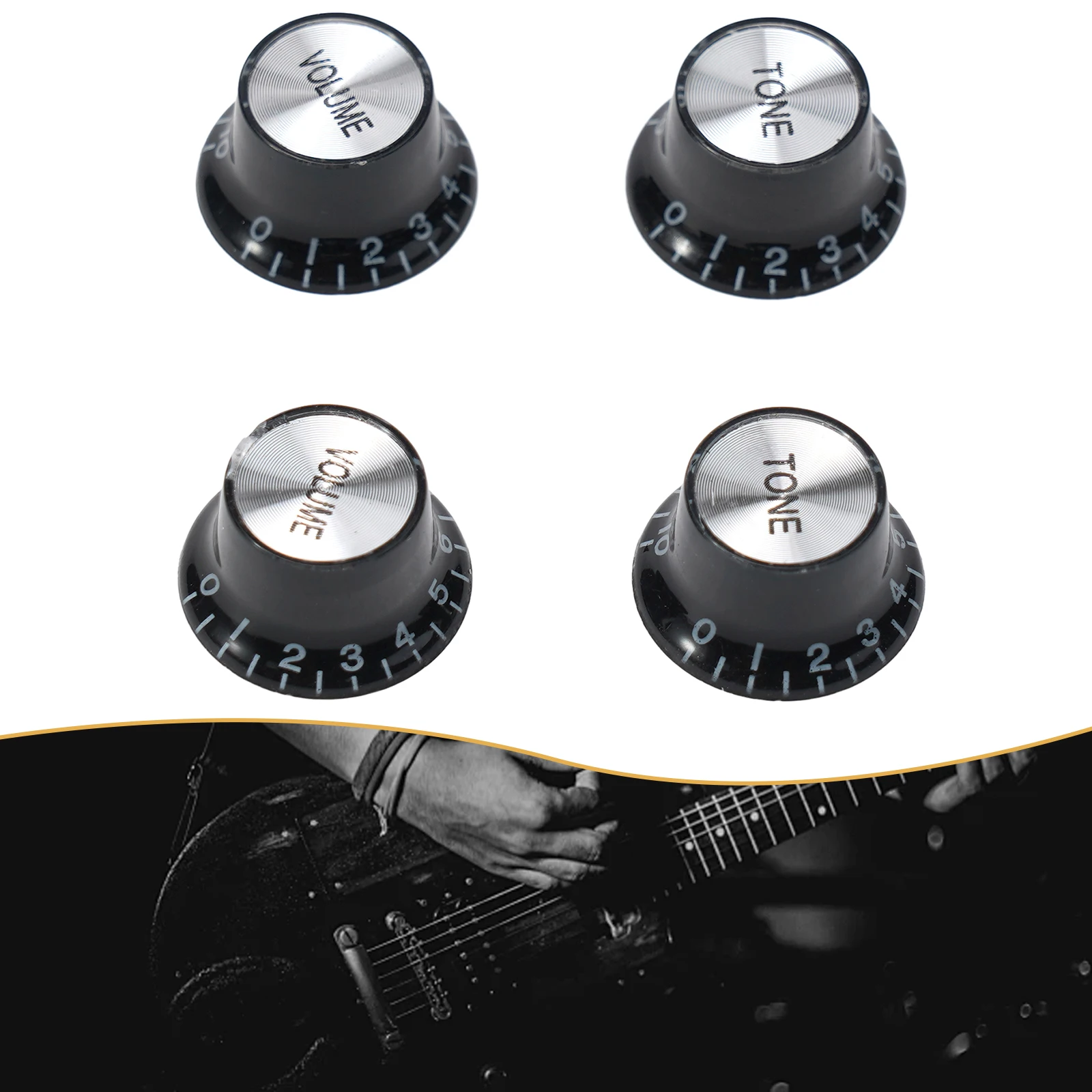 Guitar Knobs Music 6mm Accessories For LP SG Electric Guitar Replacement Speed Control Knobs Top Hat Practical
Guitar Knobs Music 6mm Accessories For LP SG Electric Guitar Replacement Speed Control Knobs Top Hat Practical
