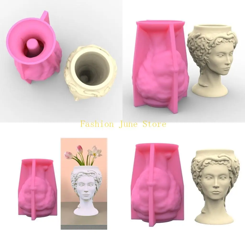 N5KA Succulents Plant Vase Resin Silicone Mold Suitable for Diy Garden Concrete Flower Pot Holder Crafts Home Decor
N5KA Succulents Plant Vase Resin Silicone Mold Suitable for Diy Garden Concrete Flower Pot Holder Crafts Home Decor