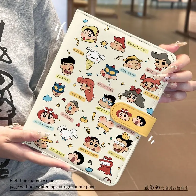 Kawaii Crayon Shin-chan Teddy Bear Soft Leather Case Storage Card Book Cute Cartoon PU Leather A5 Four Grid Girl's Gifts Toys
Kawaii Crayon Shin-chan Teddy Bear Soft Leather Case Storage Card Book Cute Cartoon PU Leather A5 Four Grid Girl's Gifts Toys