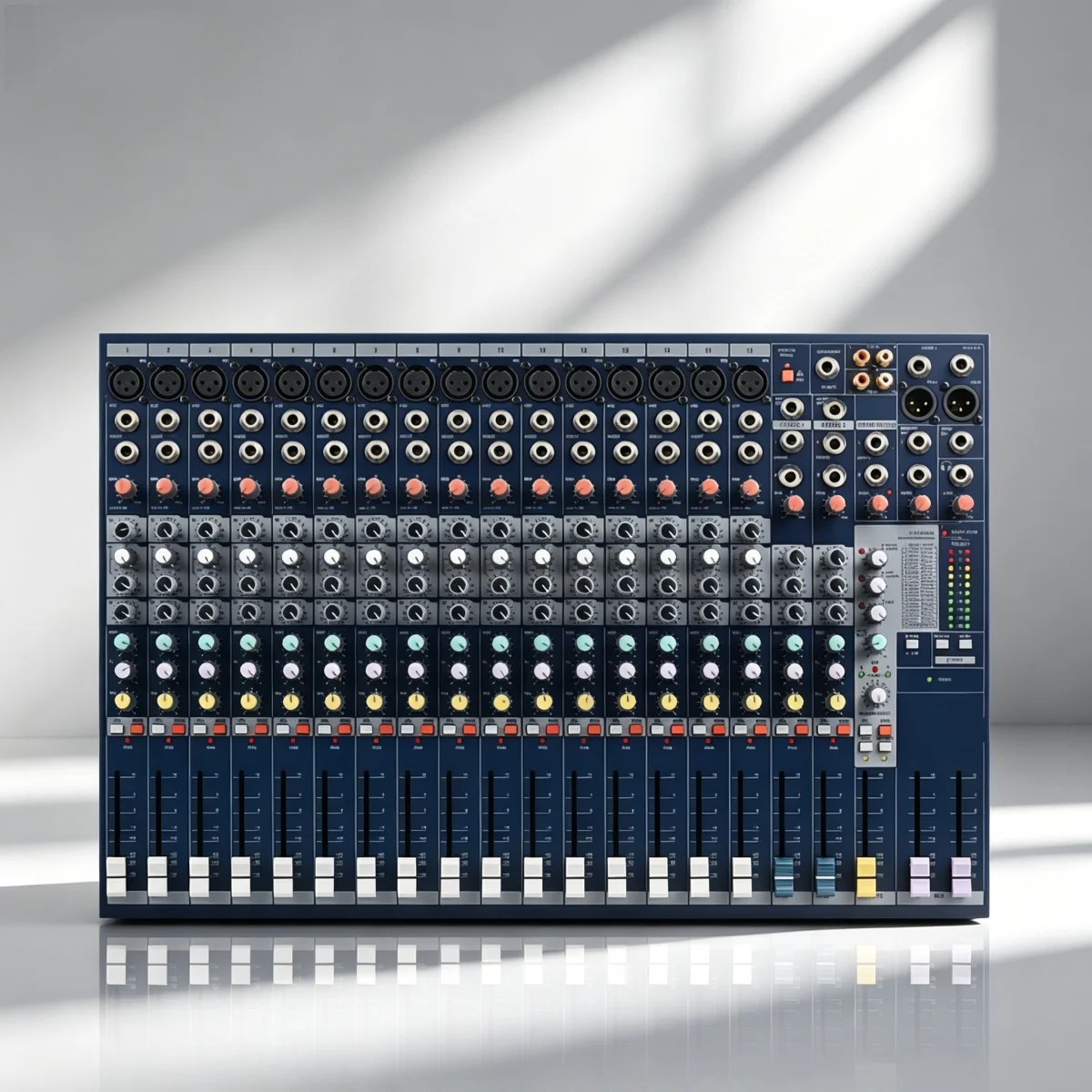 Professional 16-way Mixer Audio Mixing Console for Live Studio and Karaoke
Professional 16-way Mixer Audio Mixing Console for Live Studio and Karaoke