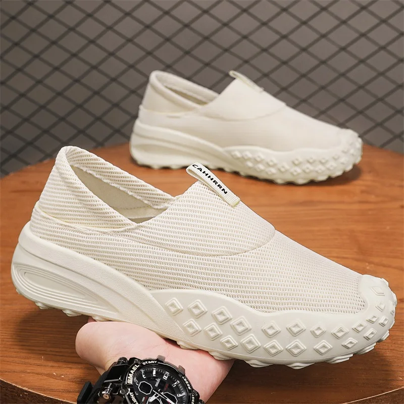 Men's Canvas Slip-On Sports Shoes Breathable Casual Workwear Low Cut round Toe Flat Heel Rubber Outsole Korean Style
Men's Canvas Slip-On Sports Shoes Breathable Casual Workwear Low Cut round Toe Flat Heel Rubber Outsole Korean Style