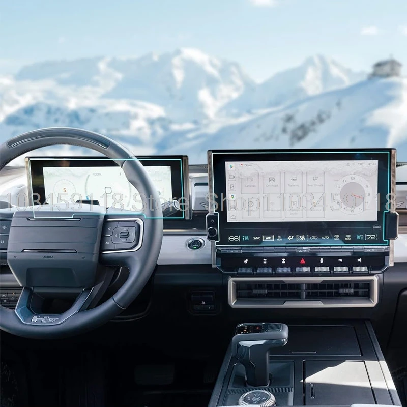 Защитная пленка для экрана, закаленное стекло для GMC Hummer EV 2022-2025 2026, 13,4-дюймовая автомобильная GPS-навигация, 12,3-дюймовый интерьер прибора
Защитная пленка для экрана, закаленное стекло для GMC Hummer EV 2022-2025 2026, 13,4-дюймовая автомобильная GPS-навигация, 12,3-дюймовый интерьер прибора 