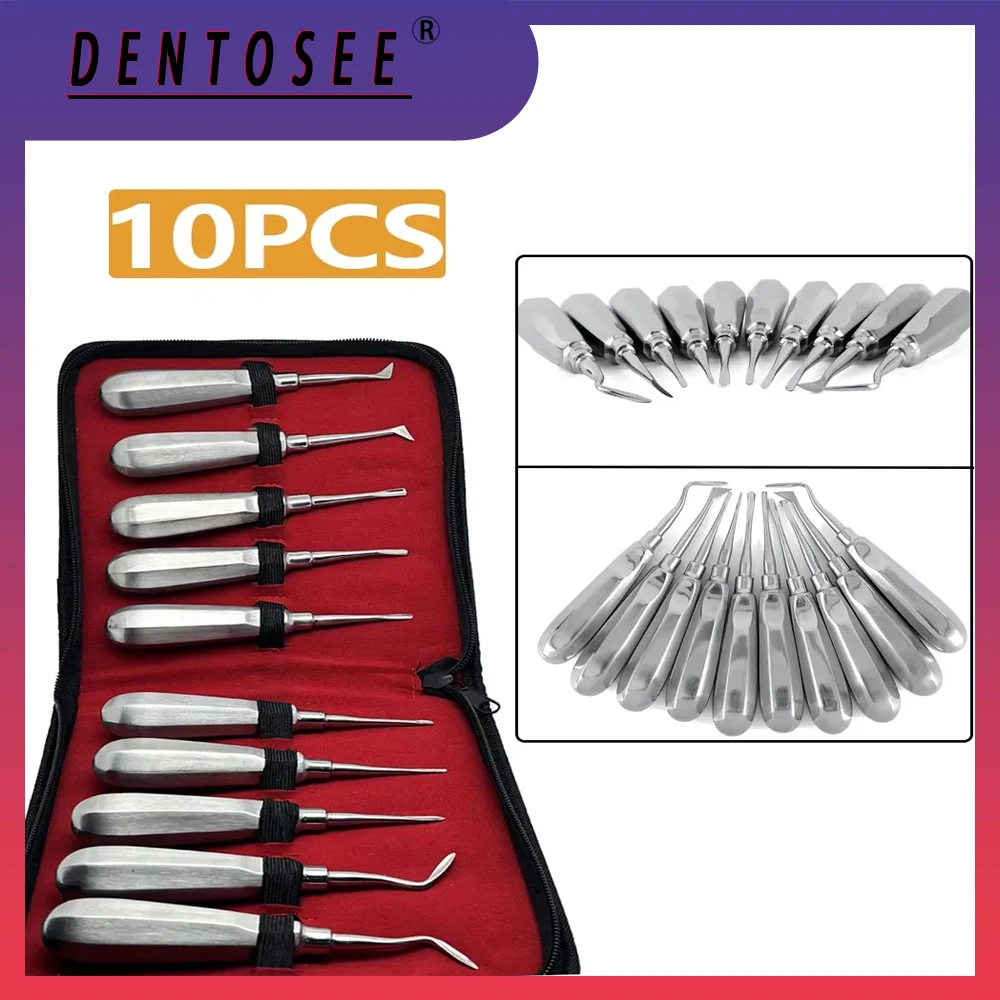 Dental Luxating Lift Elevator Teeth Clareador Curved Root Hexagon Handle Dentist Surgical Stainless Steel Instrument Tool
Dental Luxating Lift Elevator Teeth Clareador Curved Root Hexagon Handle Dentist Surgical Stainless Steel Instrument Tool